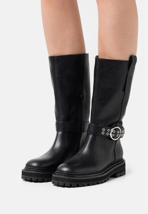 TWINSET, Bottes de cowboy / motard - black