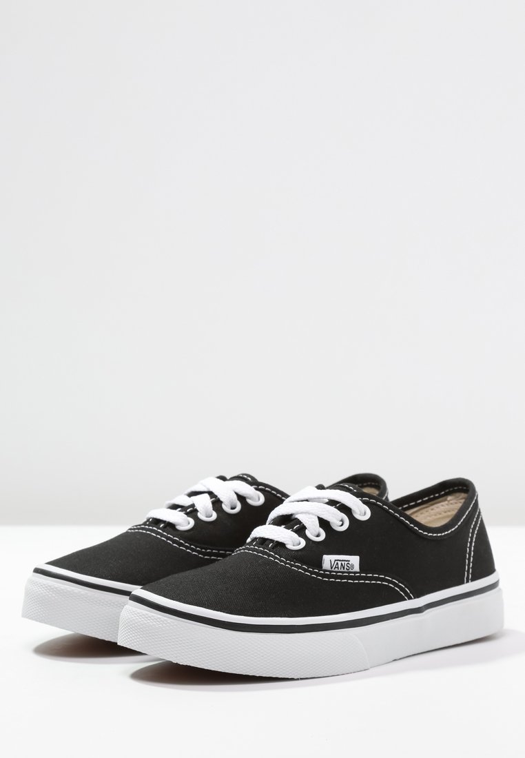 vans authentic black true white