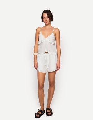STRAPPY RUSTIC - Top - white