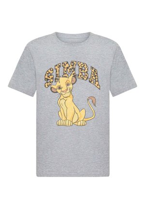 LION KING - SIMBA PATTERN - Printtipaita - heather grey