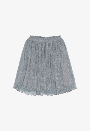 Lillekanga lilledega seelik, millel on elastne vöökoht ja avar äär, peamiselt siniste ja roheliste varjunditega.