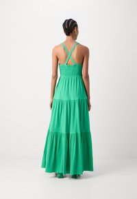 Scotch & Soda DRESS WITH SMOCK DETAIL - Robe longue - scuba green