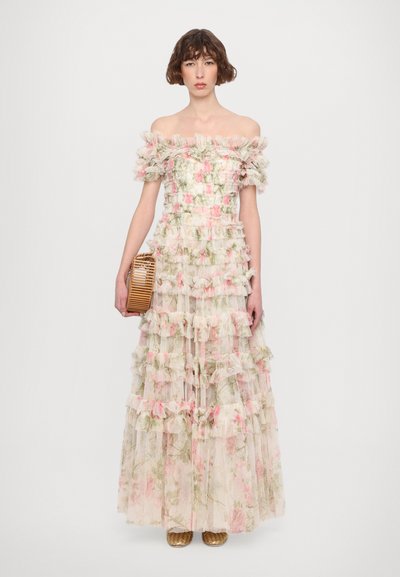 Needle & Thread ROSE LISETTE OFF SHOULDER GOWN - Galajurk - moonshine/pink