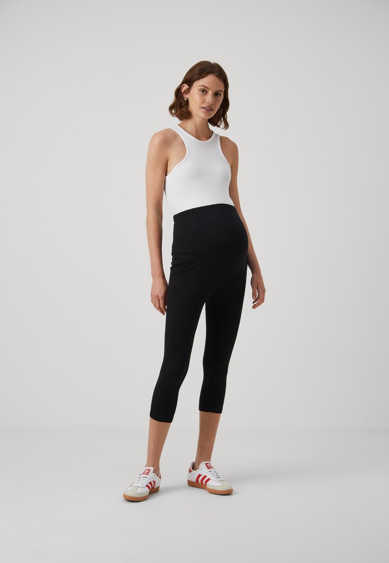 Anna Field MAMA - 2 PACK - Leggings - black, Forstørre