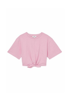 TYLA TIE-FRONT  - T-shirt med print - pink