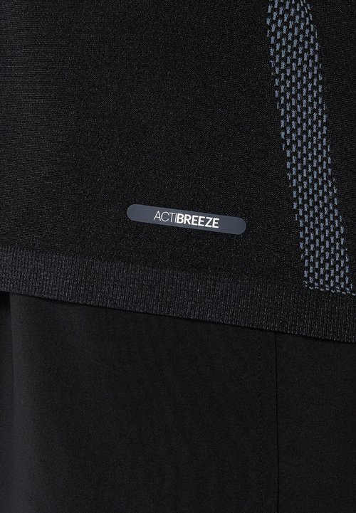 ASICS SEAMLESS SS - Sports T-shirt - performance black carrier grey — photo 7