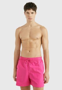 Tommy Hilfiger - MEDIUM DRAWSTRING - Swimming shorts - hot magenta Thumbnail Image 1