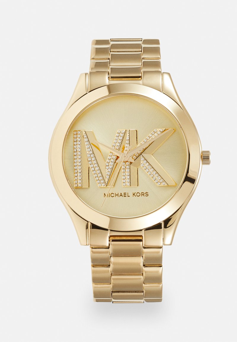 Michael Kors SLIM RUNWAY Horloge Gold coloured goudkleurig Zalando be michael-kors-slim-runway-horloge-gold-coloured-goudkleurig-zalando-be