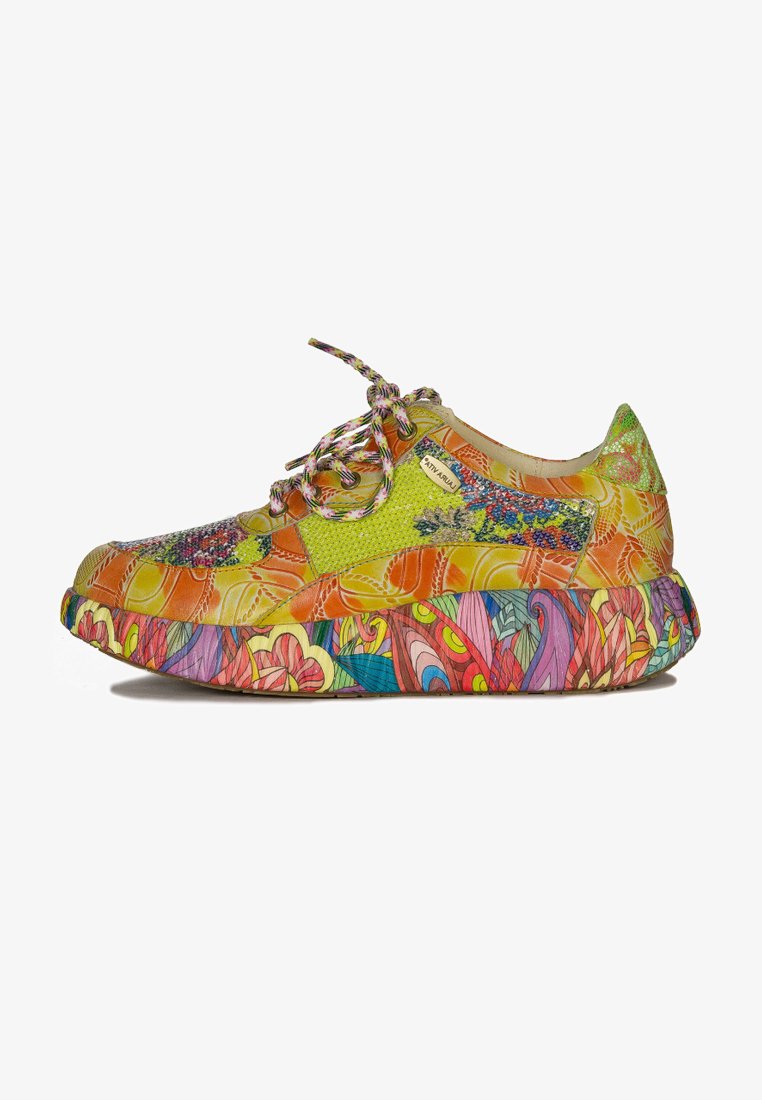 LAURA VITA Baskets basses - jaune nikito