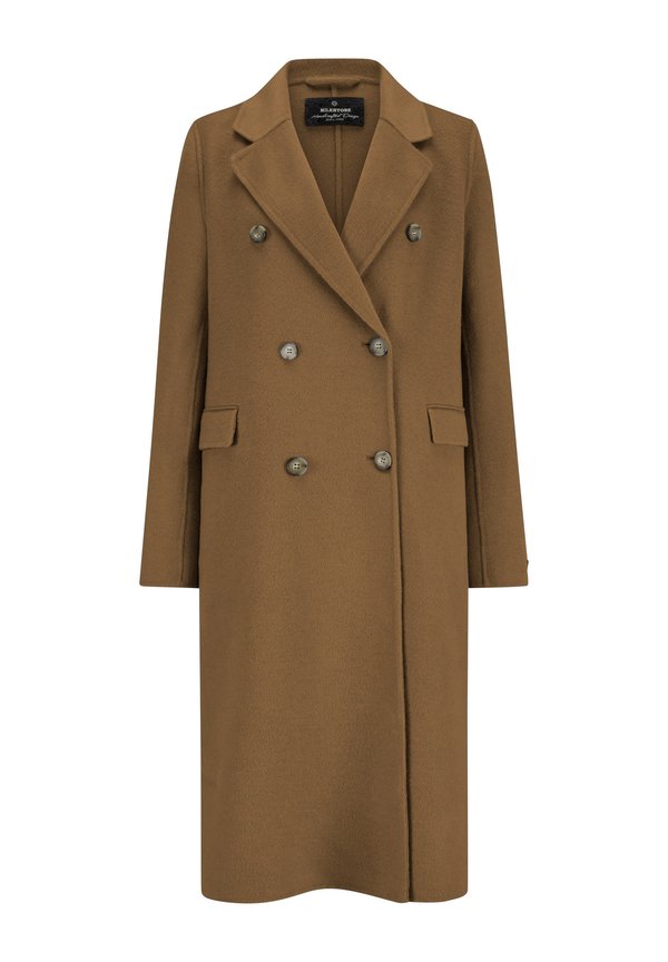 MSNorma - Klassischer Mantel - havanna