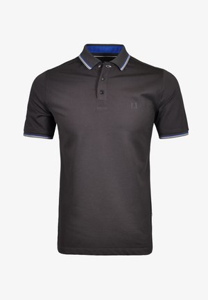 MIT TIPPING - Polo shirt - schiefer