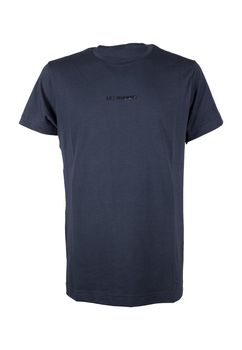 LES HOMMES T-shirt basic - navy