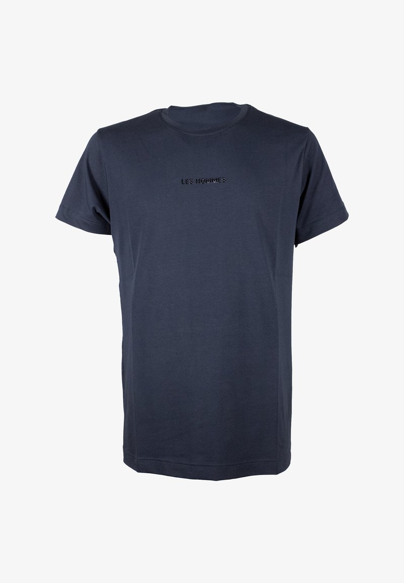 LES HOMMES T-shirt basic - navy
