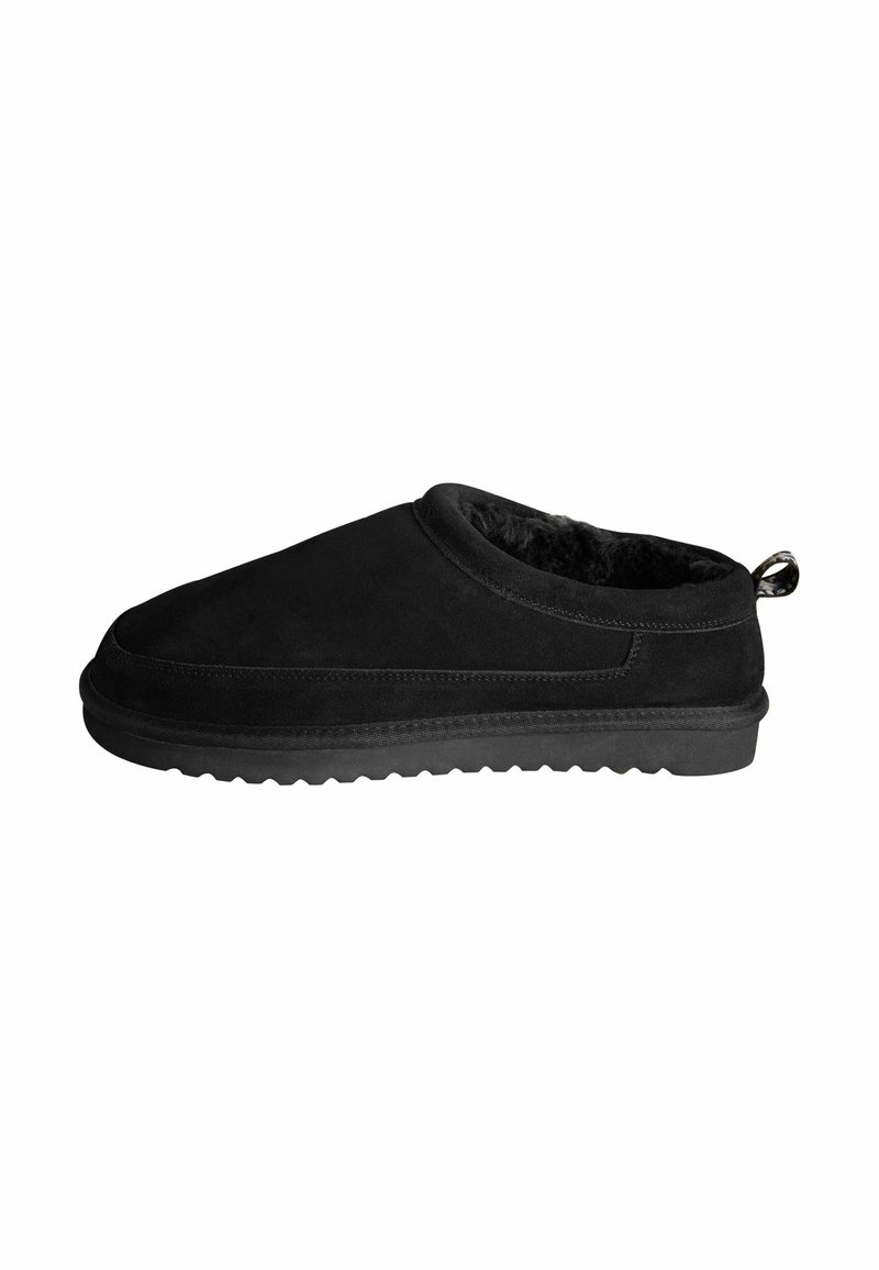 Next REGULAR FIT SIGNATURE - Šlepetės - black