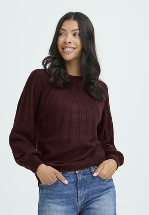 MAGGE CABLE  - Maglione - port royale melange