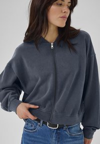 My Essential Wardrobe Bomber Jacket - dark grey random wash