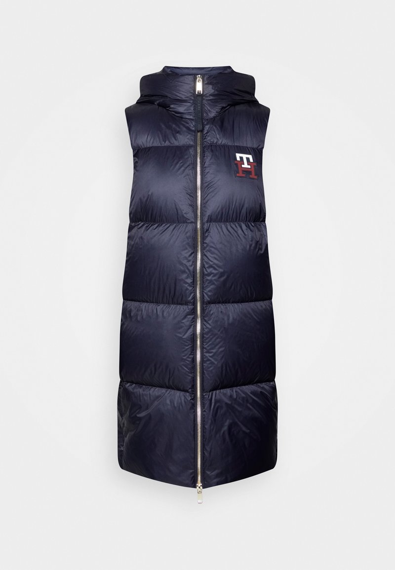 Tommy Hilfiger MONOGRAM BADGE VEST - Weste - desert sky/dunkelblau 