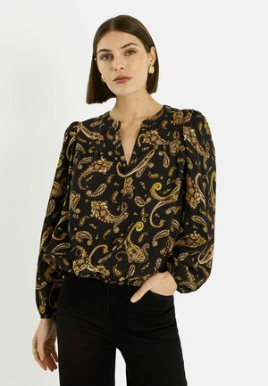 IMPRIMÉ CACHEMIRE - Blouse - noir