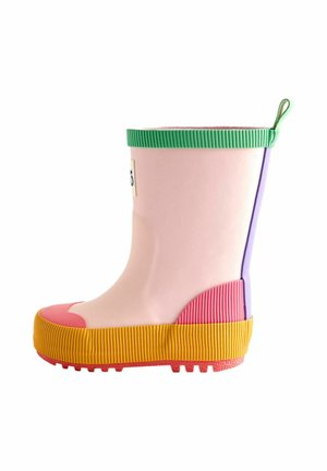 JoJo Maman Bébé, COLOURBLOCK WELLIES - Wellies - pink