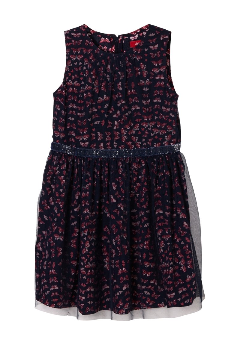 s.Oliver Juhlamekko - dark blue aop