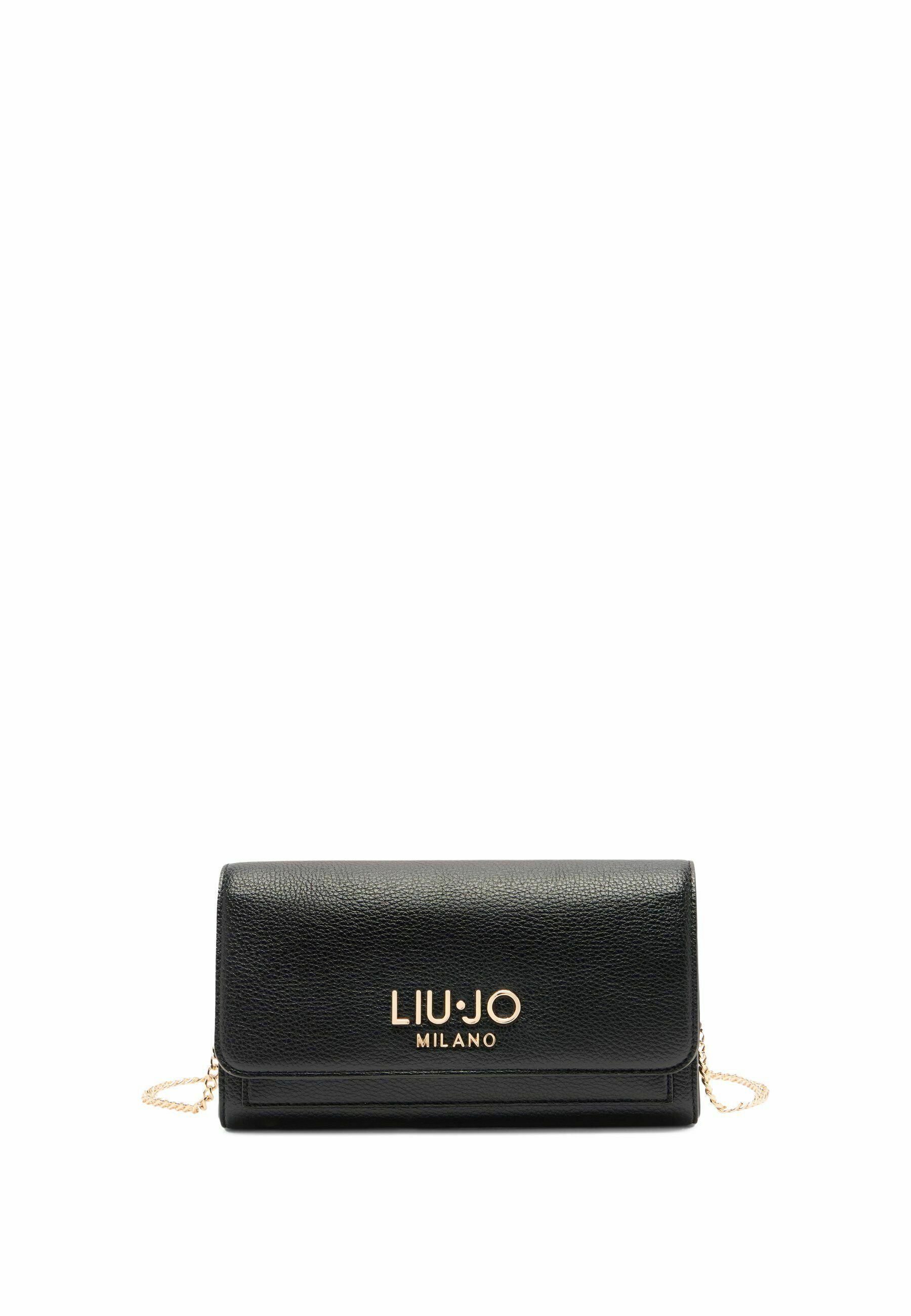 Liu-jo Borsa Pochette Envelope M Caliwen – In Ecopelle Nera, Piccola, Elegante E Versatile – Modello B24LJ13 AF3389
