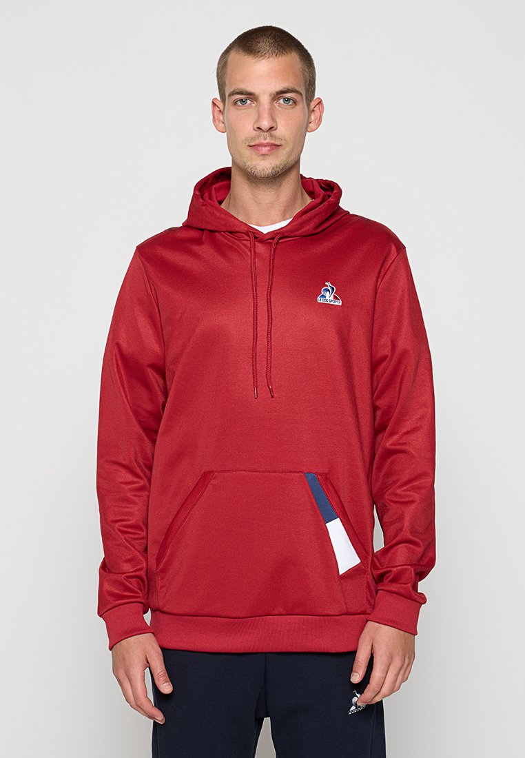 Le Coq Sportif Hoodie rood Le Coq Sportif Hoodie rood