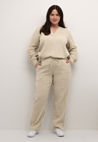 Kaffe Curve KCHELLA  - Kelnės - feather gray