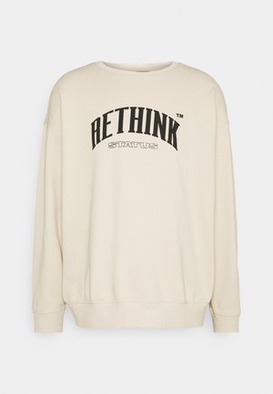 CREWNECK LABEL UNISEX - Sweatshirt - sandshell
