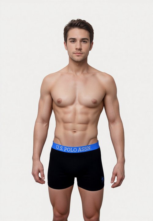U.S. Polo Assn. 5 PACK - Chiloți boxer - schwarz