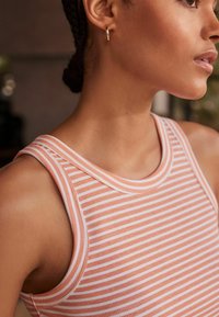 Next 2 PACK - Top - orange stripe white