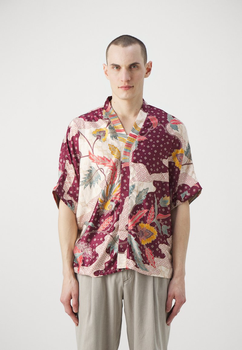 Origin Of Hearts - SELVA KIMONO UNISEX - Lehká bunda - hibiscus, Zvětšit
