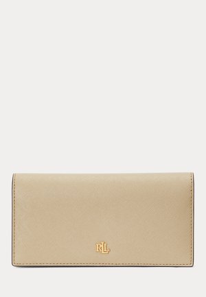 Lauren Ralph Lauren, CROSSHATCH LEATHER SLIM WALLET - Pénztárca - birch tan