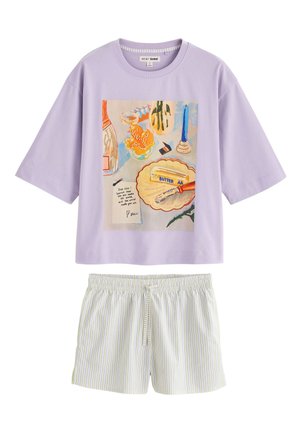 Next, REGULAR FIT - SEMINAL X LINDSEY CHEREK WALLER SHORT PYJAMAS SET . - Nattøj sæt - blue