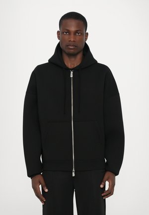 ZIP HOODIES - Športna jopa s kapuco na zadrgo - black