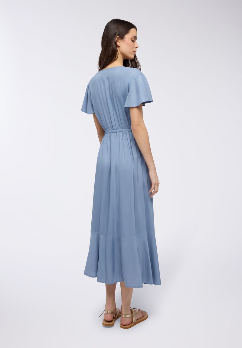 Terranova A PORTAFOGLIO TINTA UNITA Vestito casual blu denim