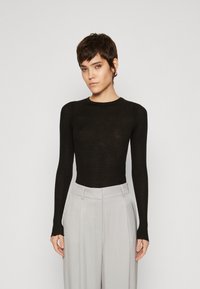 Samsøe Samsøe DOUDO - Top s dlouhým rukávem - black