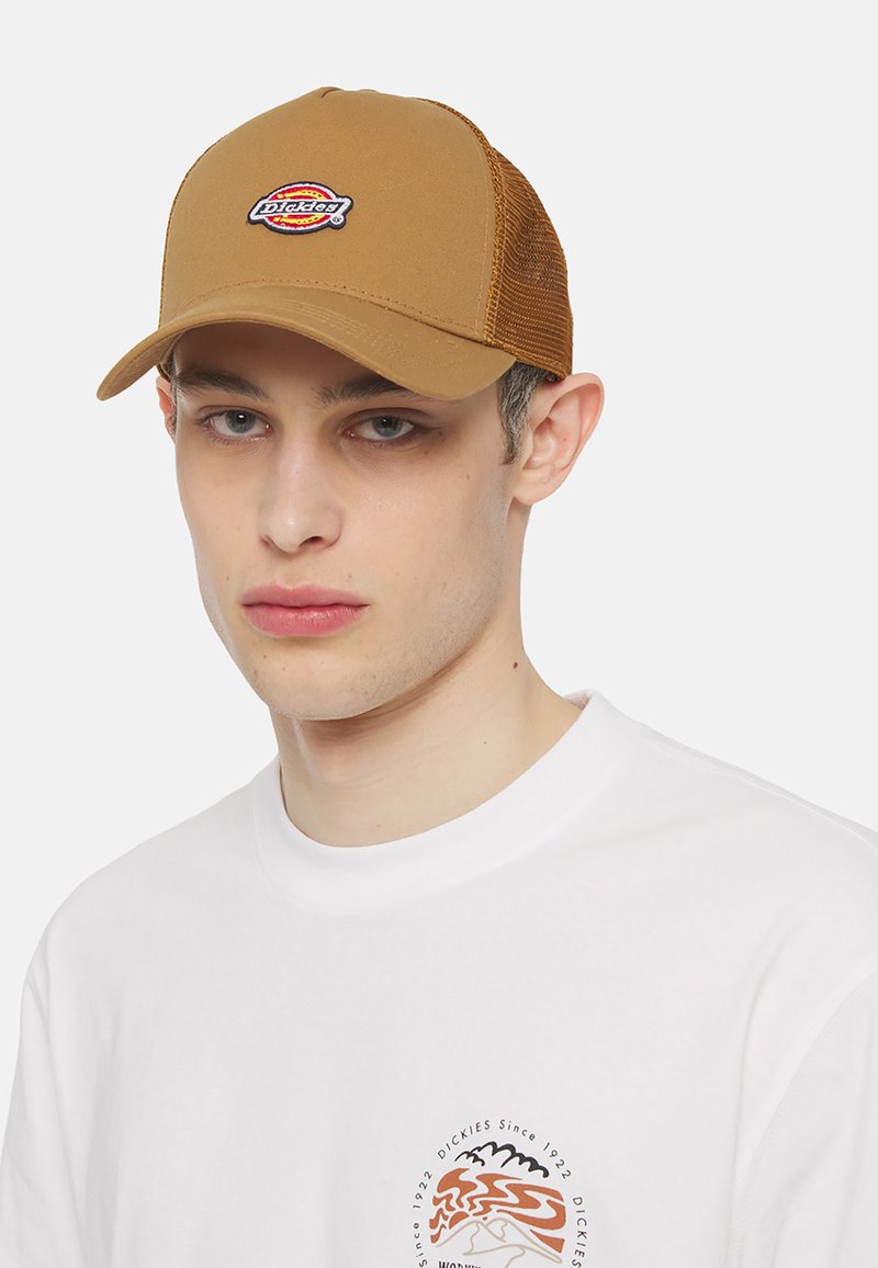 Dickies HANSTON TRUCKER UNISEX - Gorra - brown duck