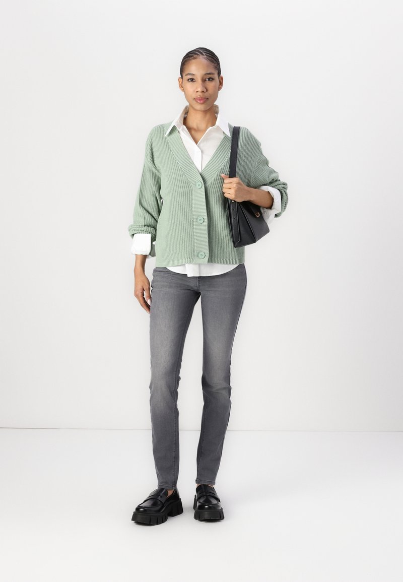 TOM TAILOR DENIM V NECK CARDIGAN Cardigan fresh mint green