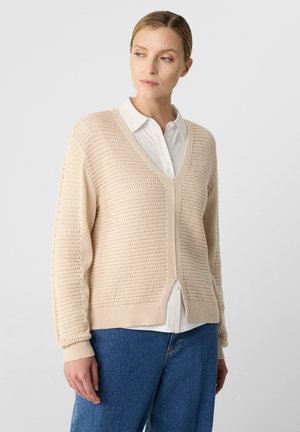 Strickpullover - helles beige