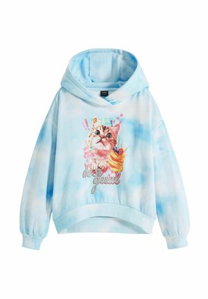 CAT CLOUDS - Hoodie - blue