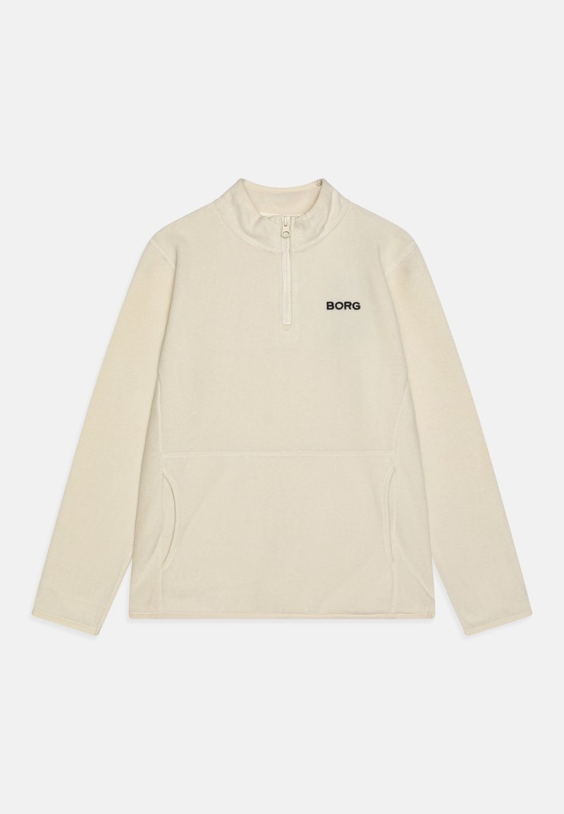 Björn Borg HALF ZIP UNISEX - Felpa in pile - silver birch