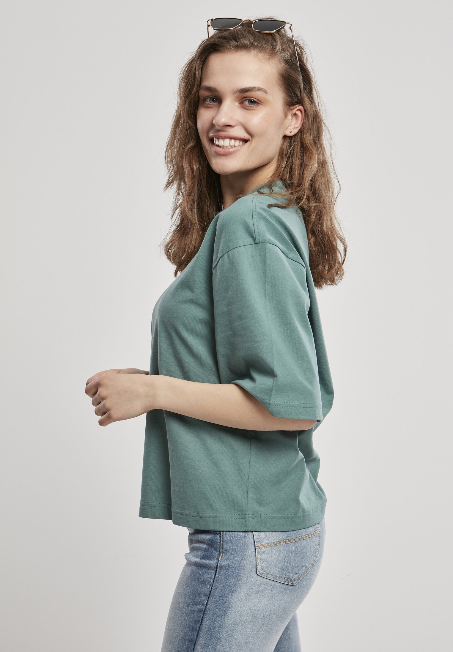 b.young BYMMPIMBA - T-shirt basic - blue bell melange/blauw