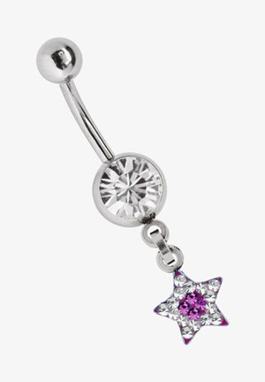 316L SURGICAL STEEL BELLY BUTTON PIERCING STAR - Other accessories - lila
