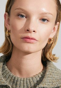 Pilgrim HOOP - Øreringe - gold plated