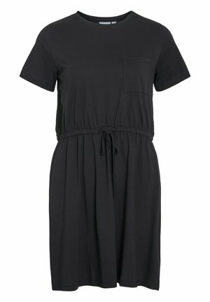 VILA Jerseykleid - schwarz