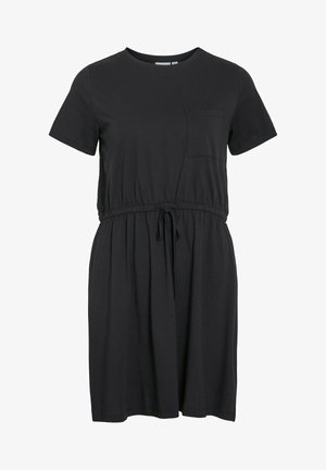 VILA Jerseykleid - schwarz