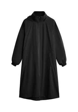OYSHO SUPER EXTRA LIGHTWEIGHT 10K WATERPROOF PACKABLE LONG - Parka - black