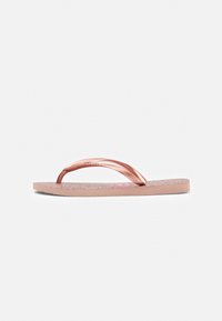 Havaianas SLIM ANIMALS MINI-ME - Teenslippers - crocus rose/golden blush