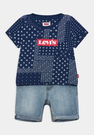 LVB SS DENIM SHORT SET - T-shirt print - estate blue