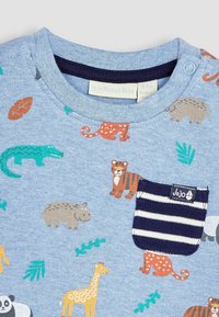 JoJo Maman Bébé 2-PIECE DINO SET - REGULAR FIT - Šortky - blue safari